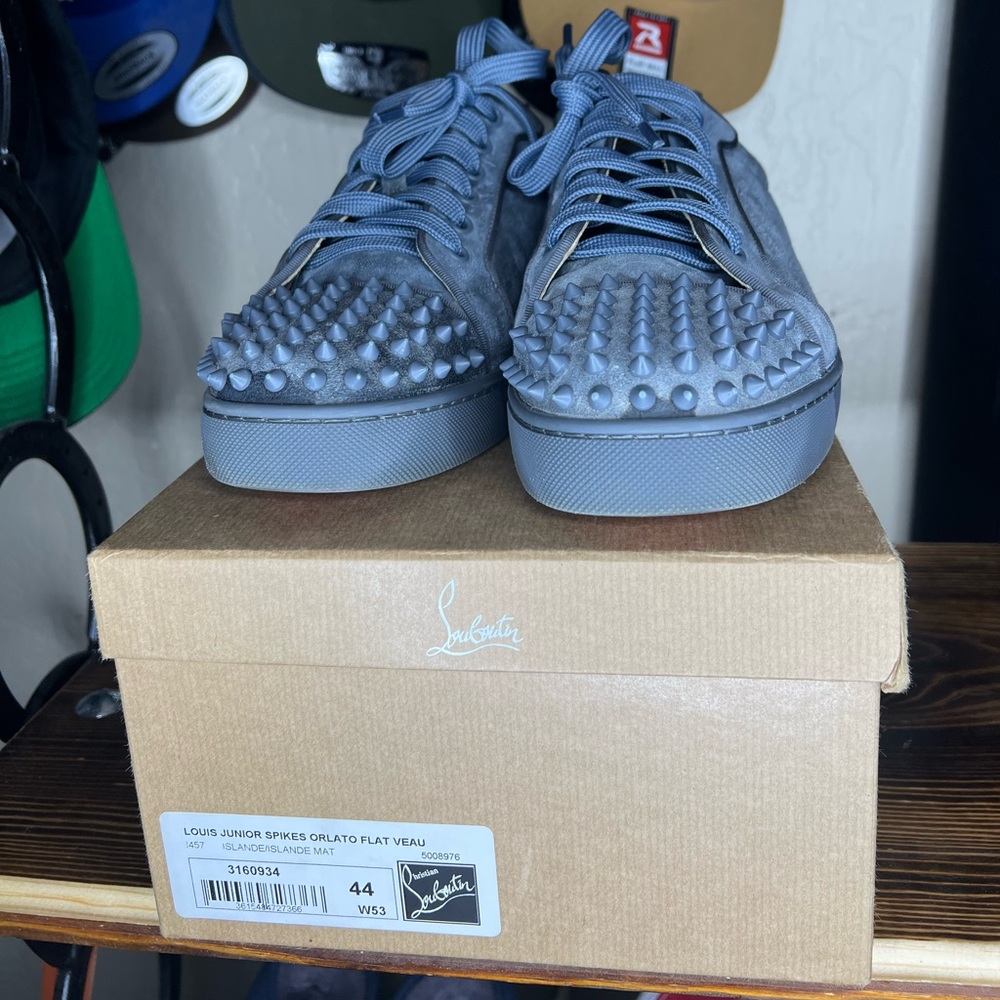 Christian Louboutin Louis Orlato Spiked Low-Top Sneakers
